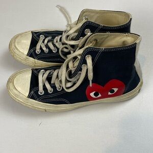 Comme de garçons CDG x Converse High top shoes - size 9 womens